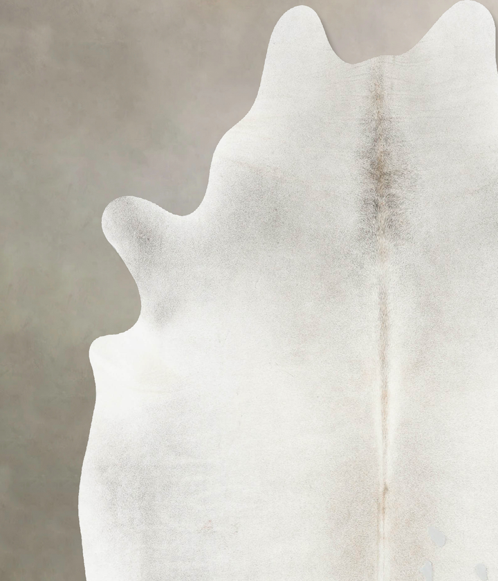 Grey with Beige X-Large Brazilian Cowhide Rug 7'2"H x 6'3"W #B16814 by Hudson Hides