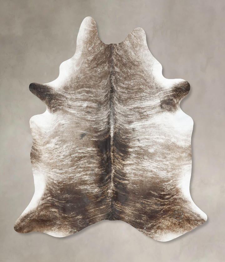 Grey Brindle XX-Large Brazilian Cowhide Rug 8'9"H x 6'6"W #B16823 by Hudson Hides