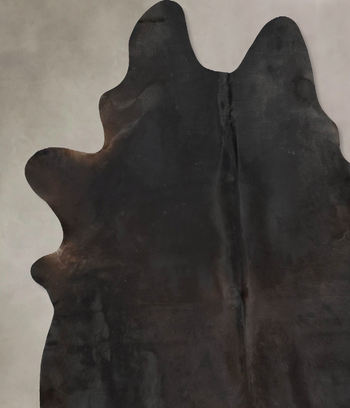 Chocolate XX-Large Brazilian Cowhide Rug 8'1"H x 6'11"W #B16825 by Hudson Hides