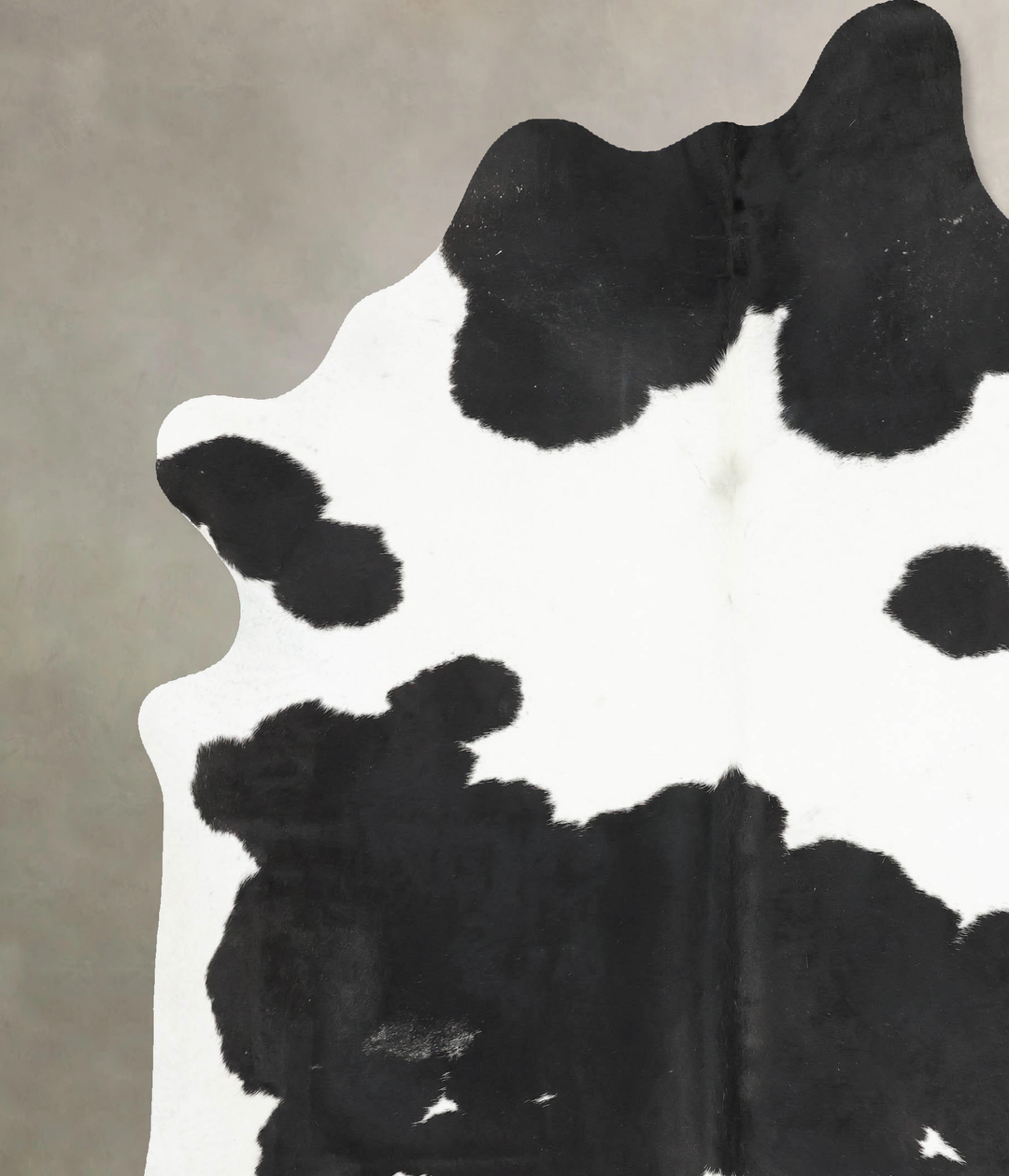 Black and White XX-Large Brazilian Cowhide Rug 8'6"H x 7'1"W #B16837 b