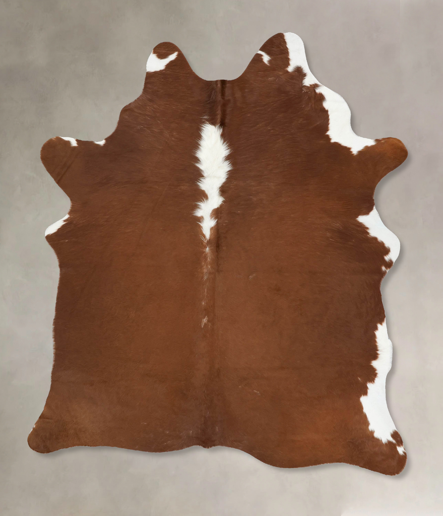 Hereford X-Large Brazilian Cowhide Rug 7'9"H x 5'9"W #B16841 by Hudson Hides