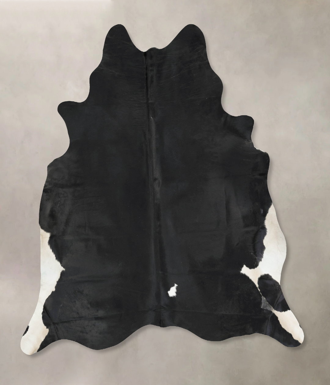 Black and White XX-Large Brazilian Cowhide Rug 8'1"H x 7'1"W #B16842 b