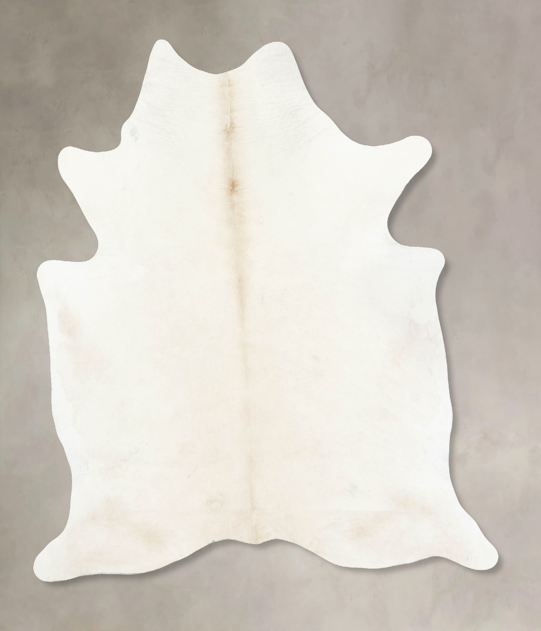 Ivory with Beige XX-Large Brazilian Cowhide Rug 8'0"H x 6'5"W #B16844 