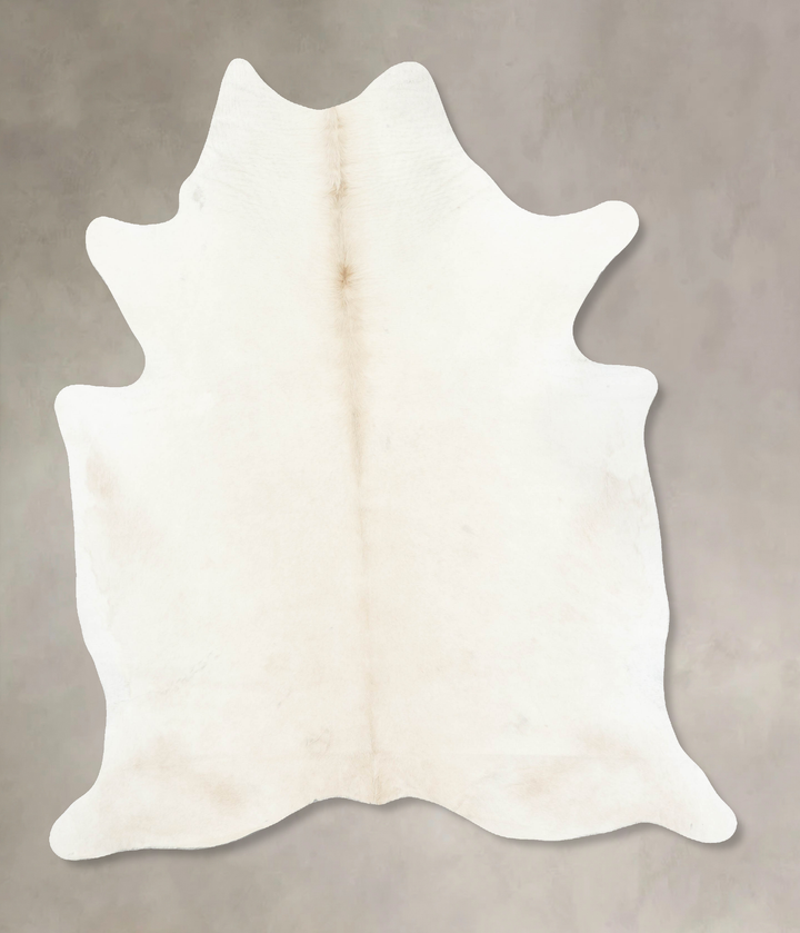 Ivory with Beige XX-Large Brazilian Cowhide Rug 8'0"H x 6'5"W #B16844 by Hudson Hides
