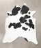 Black and White XX-Large Brazilian Cowhide Rug 8'5