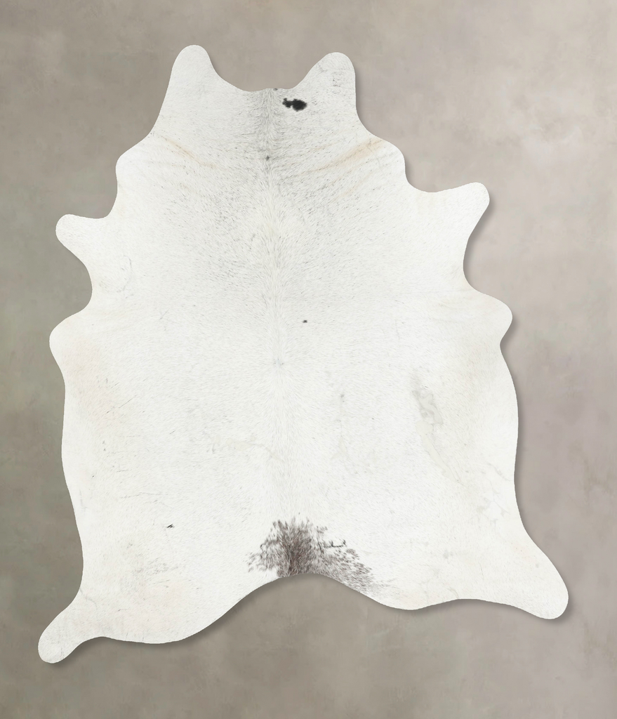 Salt and Pepper Black XX-Large Brazilian Cowhide Rug 8'2"H x 6'6"W #B16861 by Hudson Hides