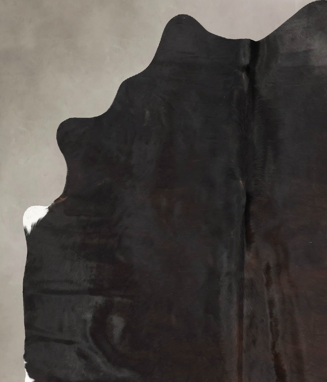 Chocolate Large Brazilian Cowhide Rug 6'11"H x 5'7"W #B16872 by Hudson