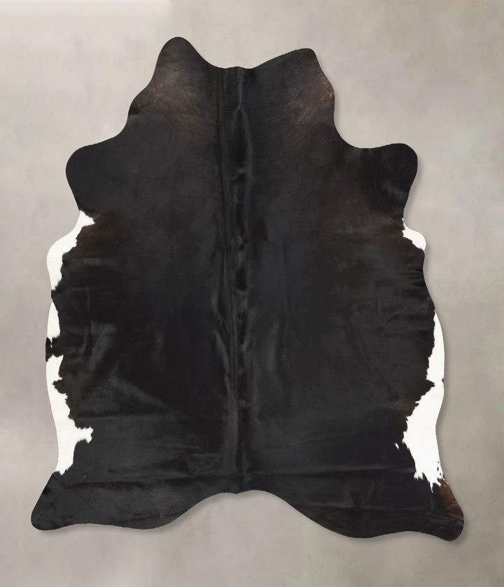 Black and White Large Brazilian Cowhide Rug 6'8"H x 5'10"W #B16875 by Hudson Hides