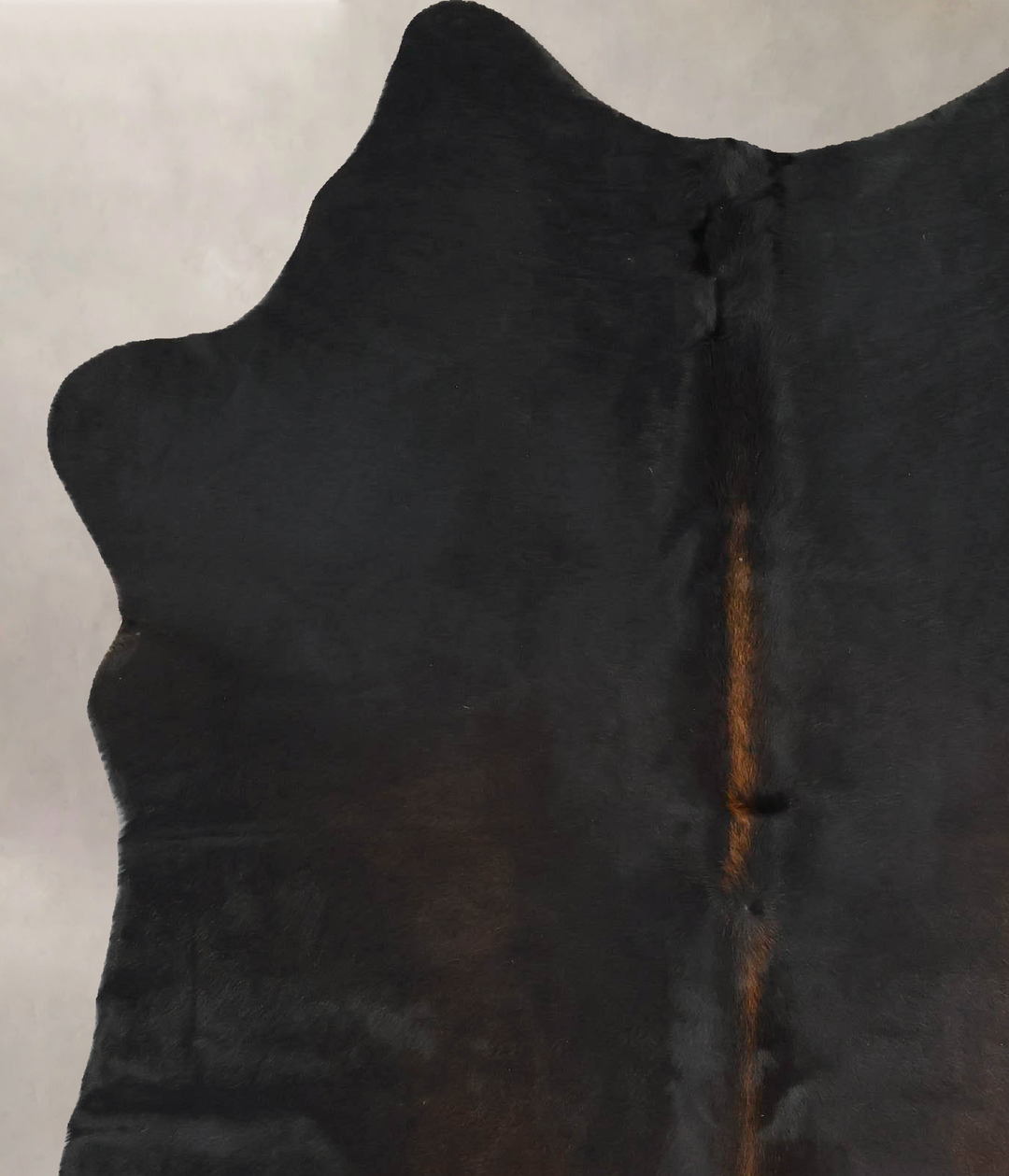 Chocolate Large Brazilian Cowhide Rug 6'10"H x 5'4"W #B16876 by Hudson