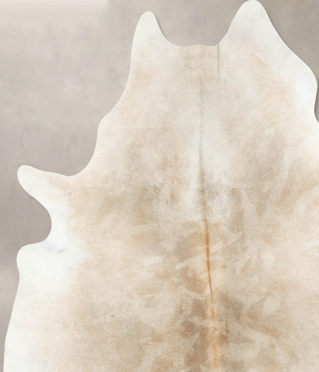 Grey with Beige XX-Large Brazilian Cowhide Rug 8'4"H x 6'7"W #B16877 b