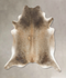 Grey with Beige XX-Large Brazilian Cowhide Rug 8'3
