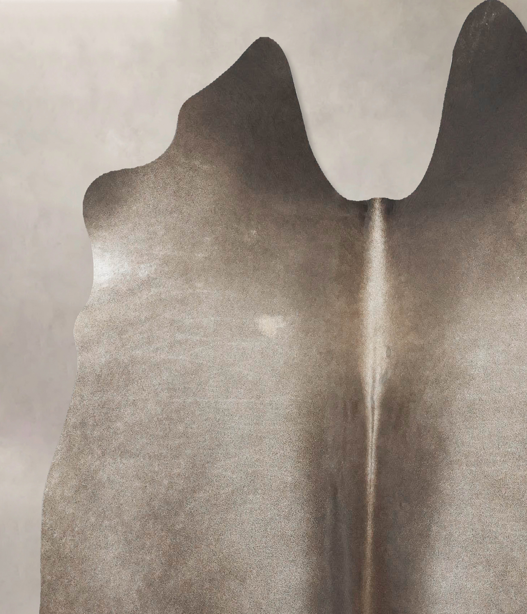 Medium Grey Large Brazilian Cowhide Rug 5'10"H x 5'9"W #B16882 by Huds