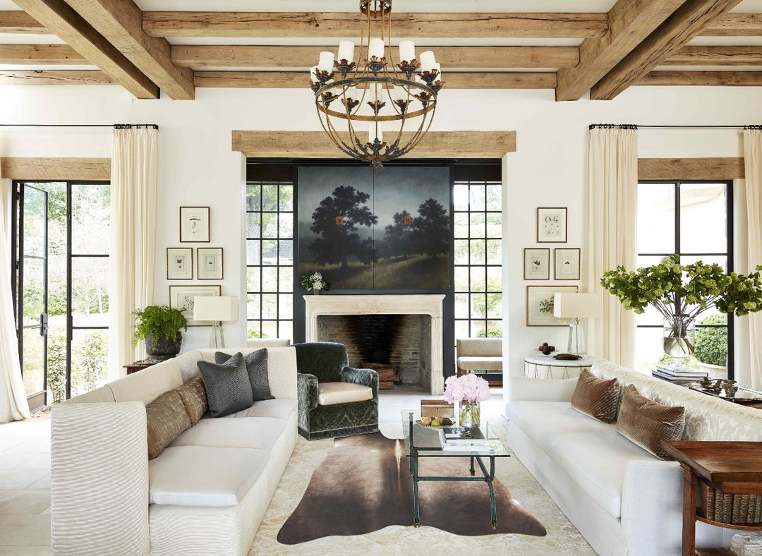 Medium Grey Large Brazilian Cowhide Rug 5'10"H x 5'9"W #B16882 by Huds