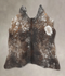 Salt and Pepper Black Medium Brazilian Cowhide Rug 5'2