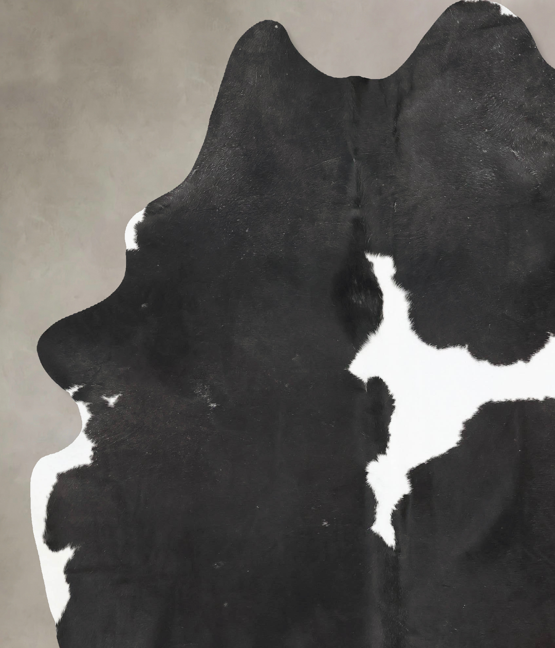 Black and White XX-Large Brazilian Cowhide Rug 8'7"H x 6'8"W #B16889 b