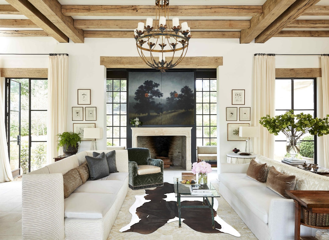 Chocolate and White XX-Large Brazilian Cowhide Rug 8'7"H x 6'5"W #B168