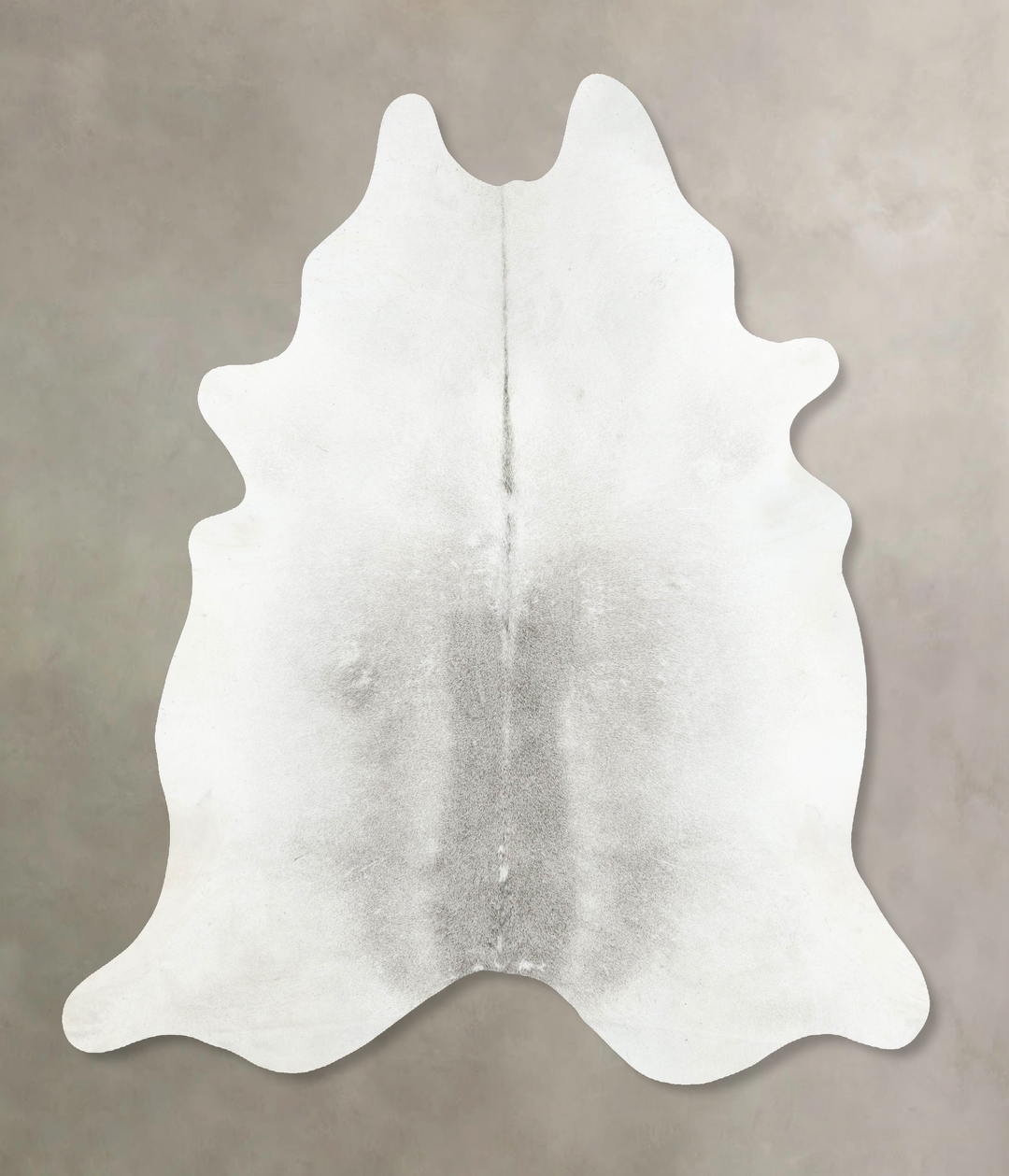 Medium Grey XX-Large Brazilian Cowhide Rug 8'0"H x 7'2"W #B16898 by Hu
