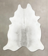 Medium Grey XX-Large Brazilian Cowhide Rug 8'0"H x 7'2"W #B16898 by Hudson Hides