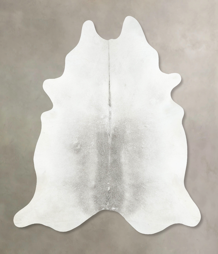 Medium Grey XX-Large Brazilian Cowhide Rug 8'0"H x 7'2"W #B16898 by Hudson Hides