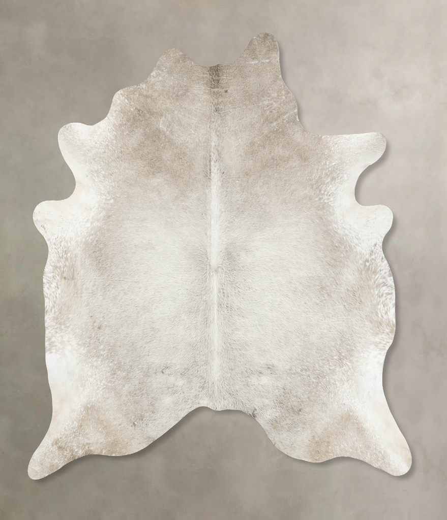 Taupe XX-Large Brazilian Cowhide Rug 8'3"H x 7'3"W #B16909 by Hudson Hides