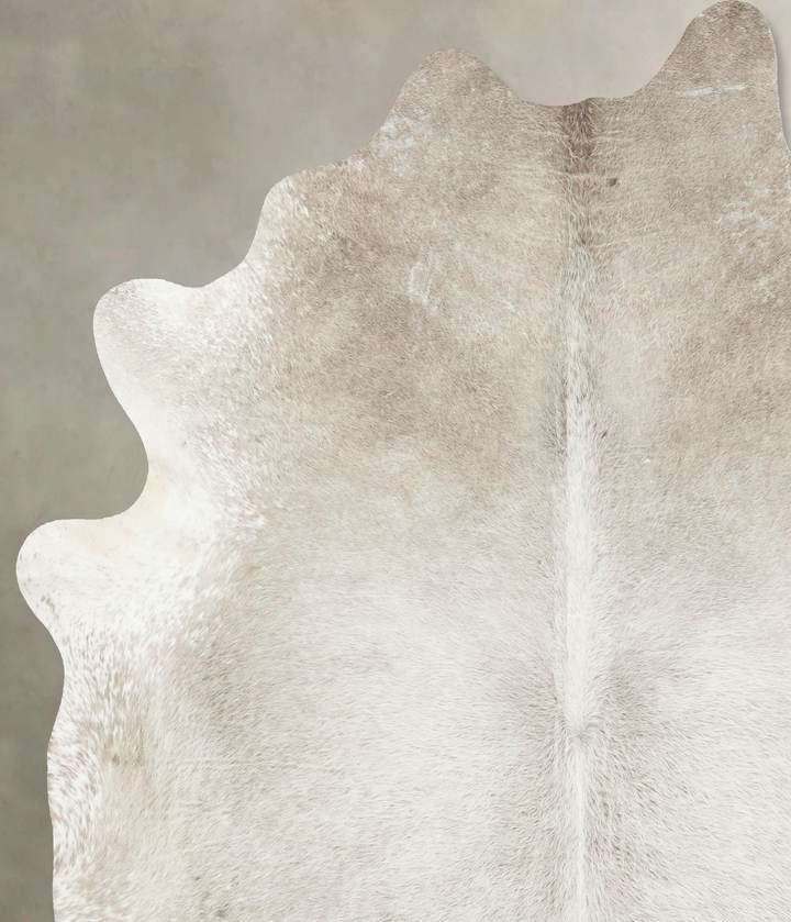Taupe XX-Large Brazilian Cowhide Rug 8'3"H x 7'3"W #B16909 by Hudson Hides