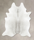 Medium Grey XX-Large Brazilian Cowhide Rug 8'1"H x 6'4"W #B16910 by Hudson Hides
