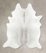 Medium Grey XX-Large Brazilian Cowhide Rug 8'1"H x 6'4"W #B16910 by Hudson Hides