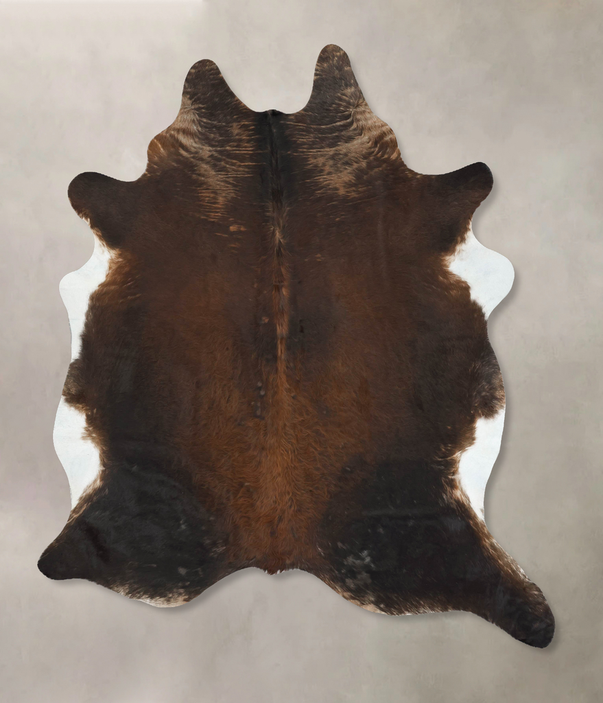 Chocolate XX-Large Brazilian Cowhide Rug 8'4"H x 6'10"W #B16912 by Hudson Hides