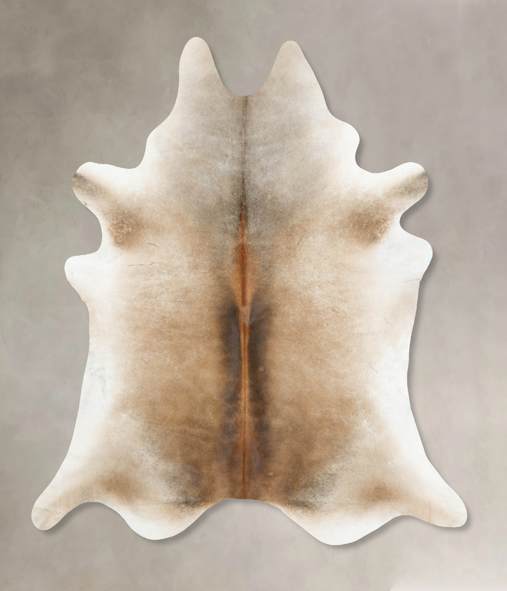 Light Caramel XX-Large Brazilian Cowhide Rug 7'10"H x 7'2"W #B16915 by Hudson Hides