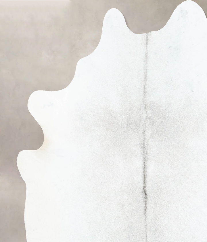 Light Grey XX-Large Brazilian Cowhide Rug 7'6"H x 7'1"W #B16917 by Hudson Hides
