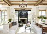 Light Grey XX-Large Brazilian Cowhide Rug 7'6"H x 7'1"W #B16917 by Hudson Hides