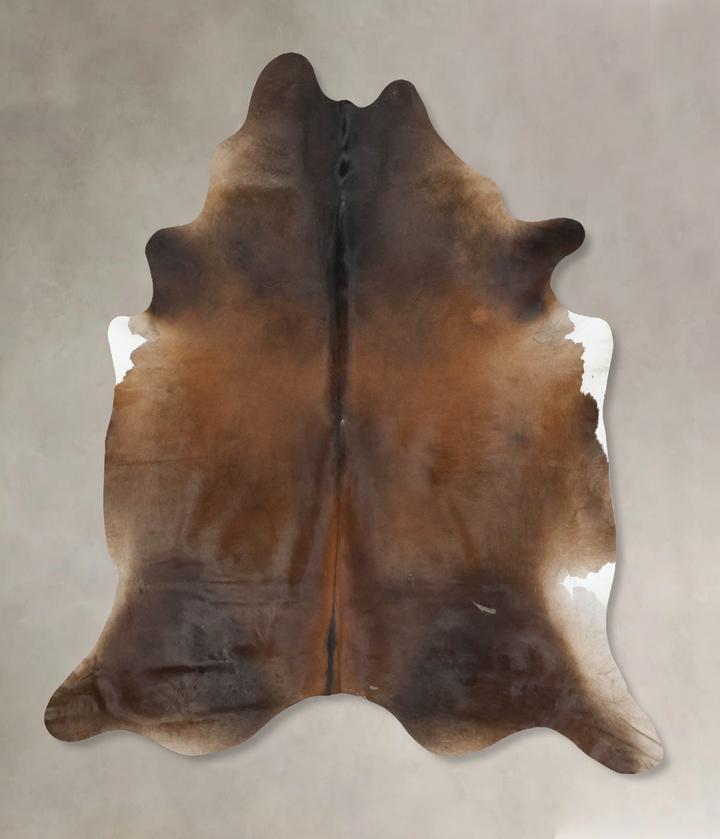 Chocolate XX-Large Brazilian Cowhide Rug 8'2"H x 7'3"W #B16939 by Hudson Hides