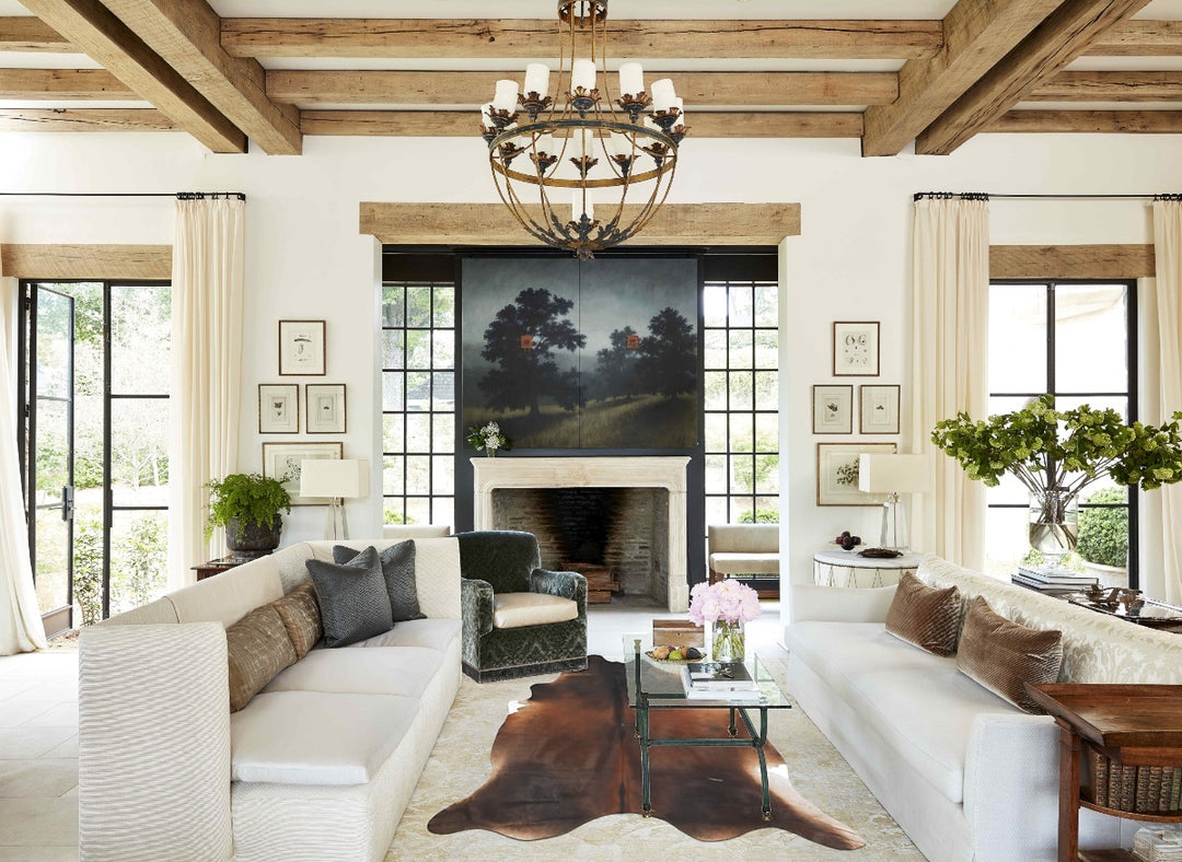 Chocolate XX-Large Brazilian Cowhide Rug 8'2"H x 7'3"W #B16939 by Huds