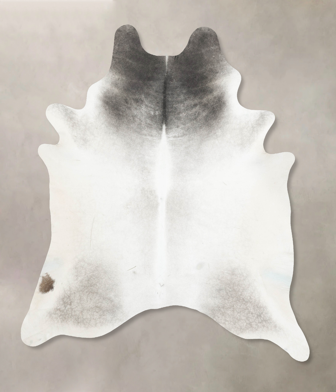 Medium Grey XX-Large Brazilian Cowhide Rug 8'6"H x 7'1"W #B16953 by Hu