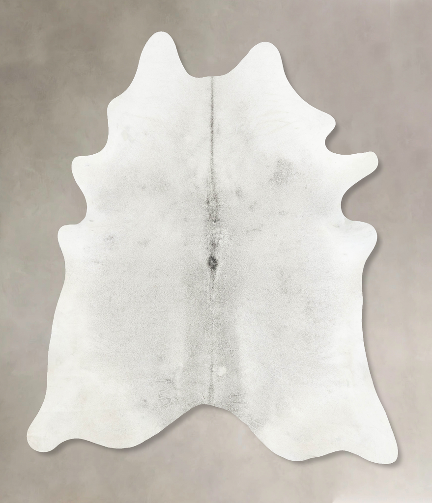 Medium Grey XX-Large Brazilian Cowhide Rug 8'0"H x 6'7"W #B16971 by Hudson Hides