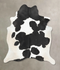 Black and White XX-Large Brazilian Cowhide Rug 8'0