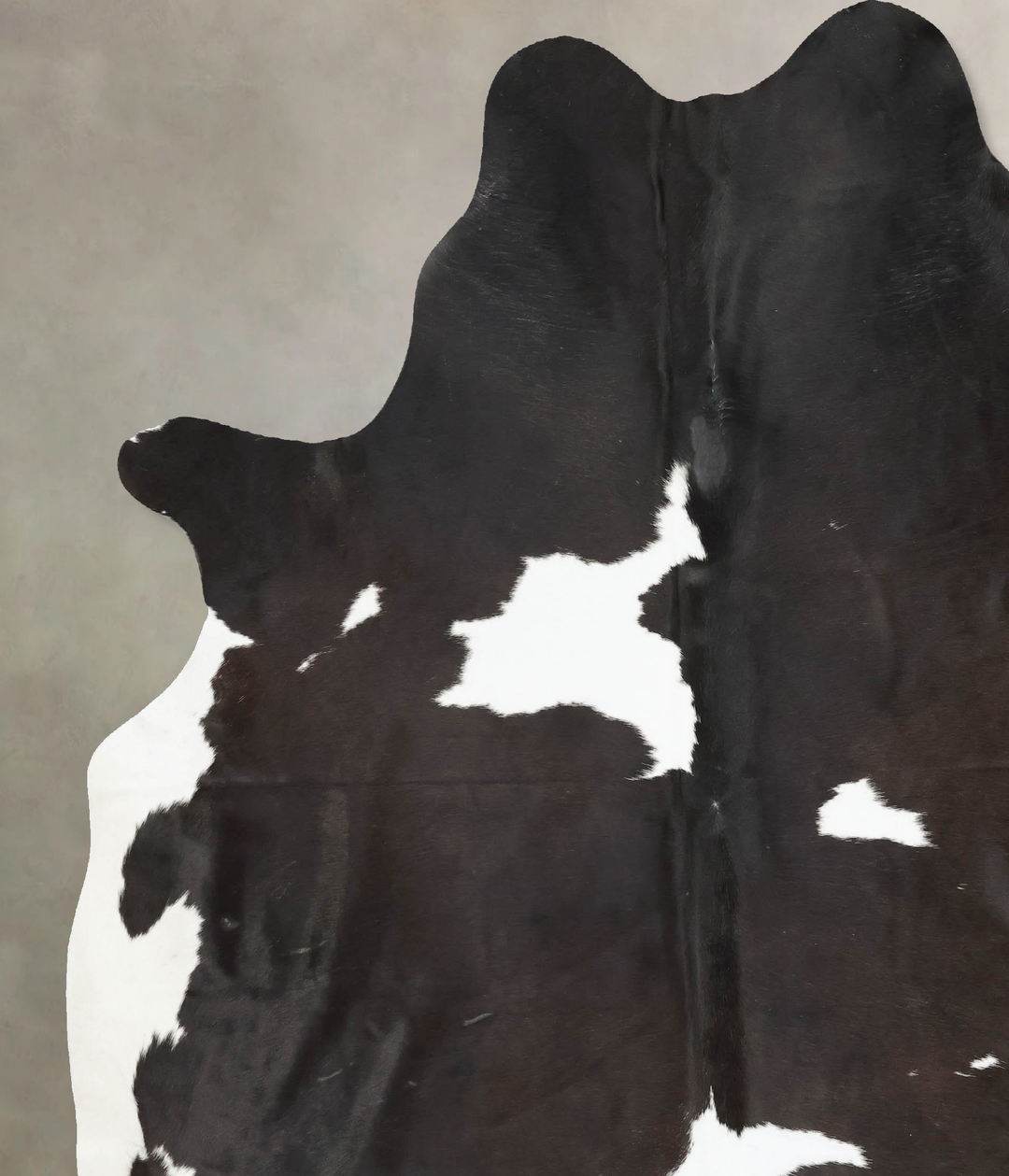 Black and White XX-Large Brazilian Cowhide Rug 9'0"H x 7'6"W #B16979 b