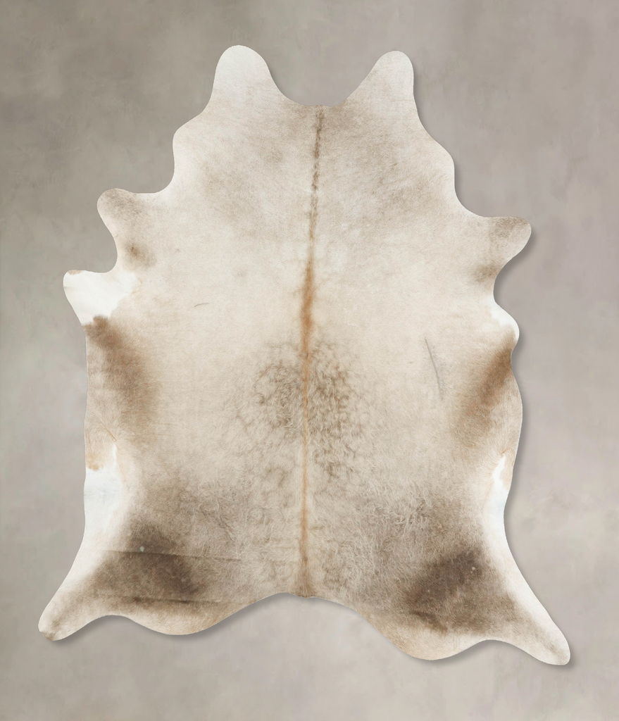 Champagne XX-Large Brazilian Cowhide Rug 7'11"H x 6'6"W #B16980 by Hudson Hides
