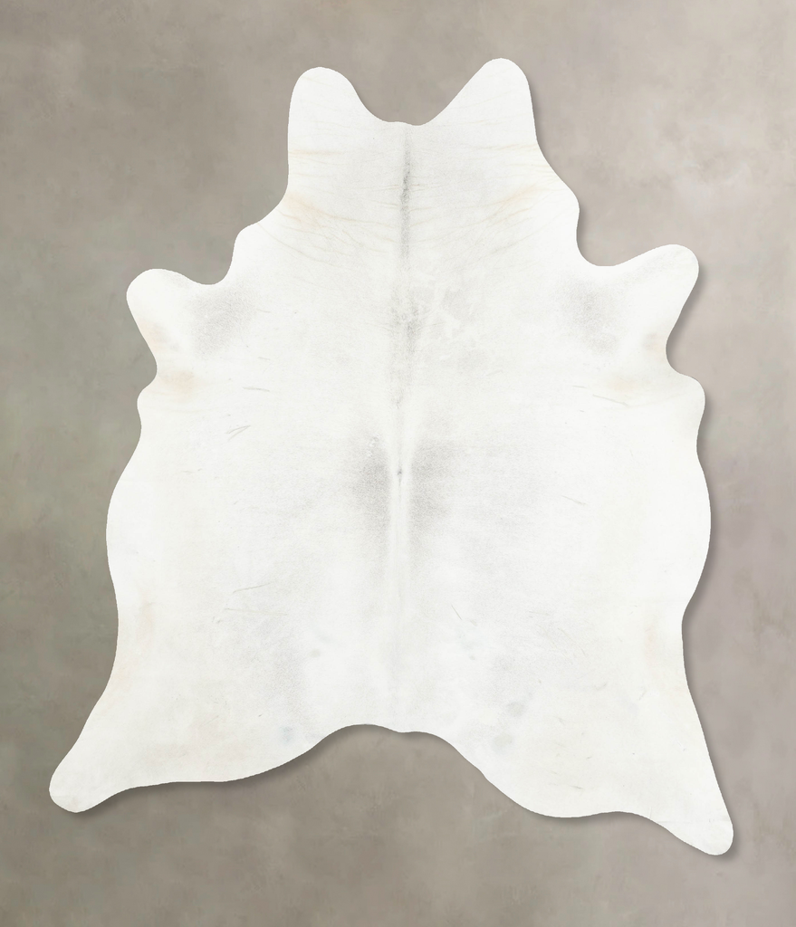 Light Grey XX-Large Brazilian Cowhide Rug 8'0"H x 6'3"W #B16981 by Hudson Hides