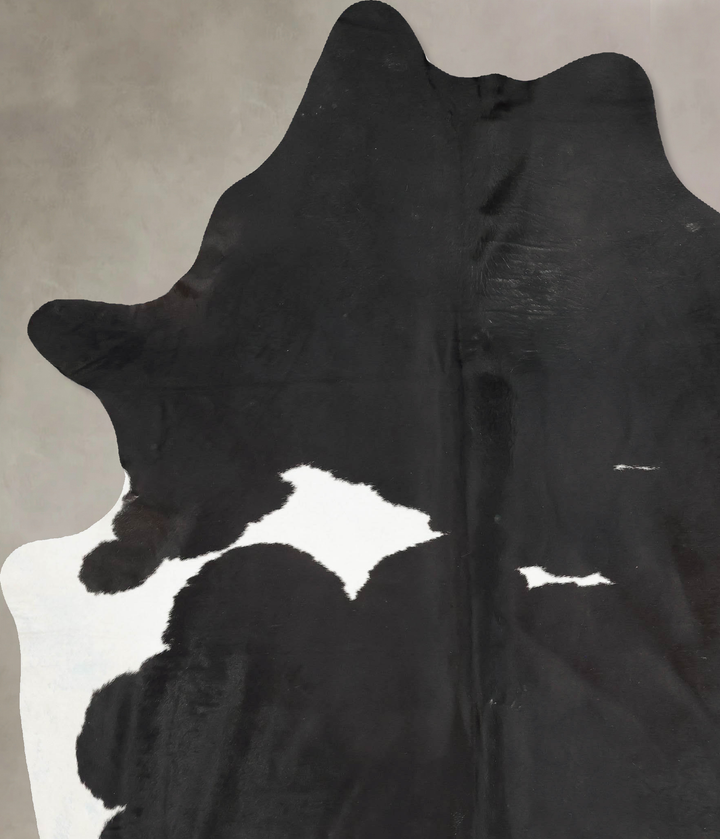 Black and White XX-Large Brazilian Cowhide Rug 9'1"H x 6'11"W #B16987 by Hudson Hides