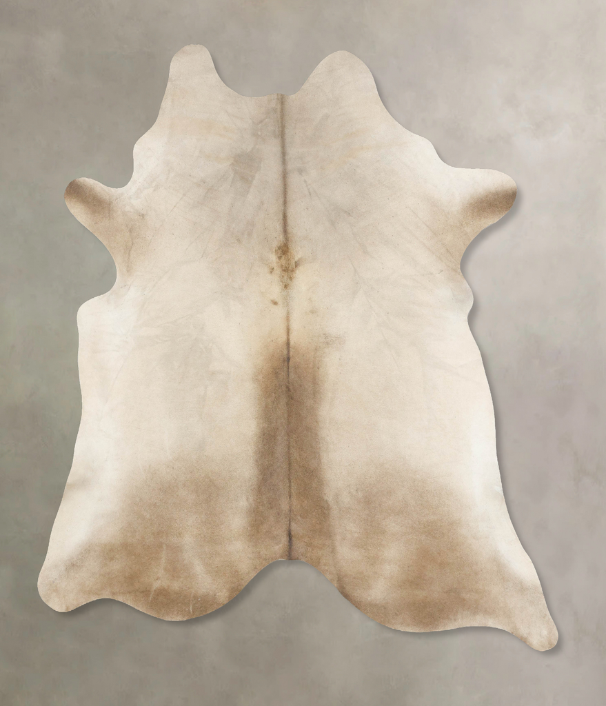 Champagne XX-Large Brazilian Cowhide Rug 7'11"H x 6'8"W #B16994 by Hudson Hides