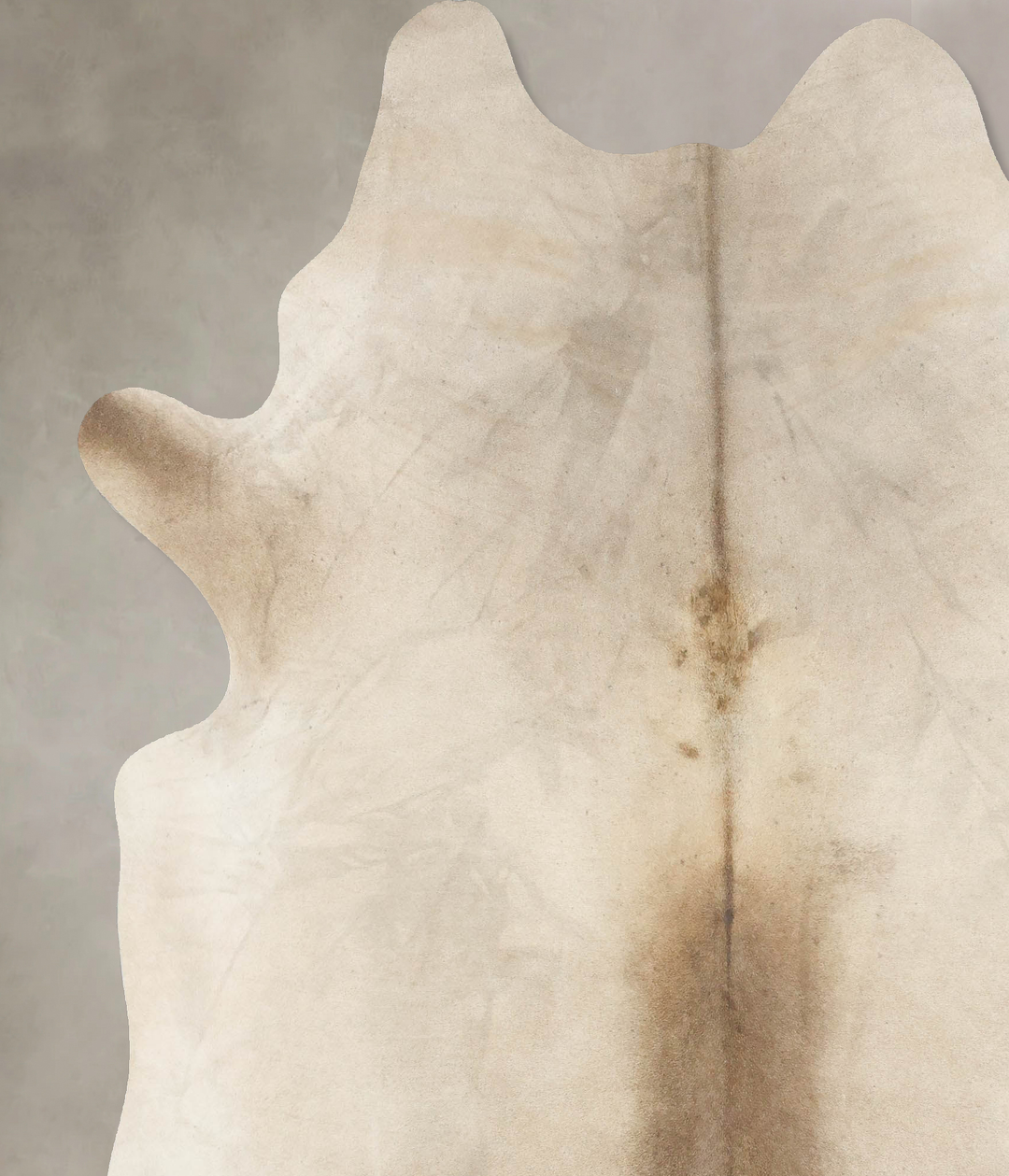 Champagne XX-Large Brazilian Cowhide Rug 7'11"H x 6'8"W #B16994 by Hud