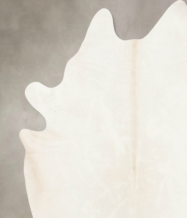 Ivory with Beige XX-Large Brazilian Cowhide Rug 8'9"H x 7'2"W #B16995 by Hudson Hides