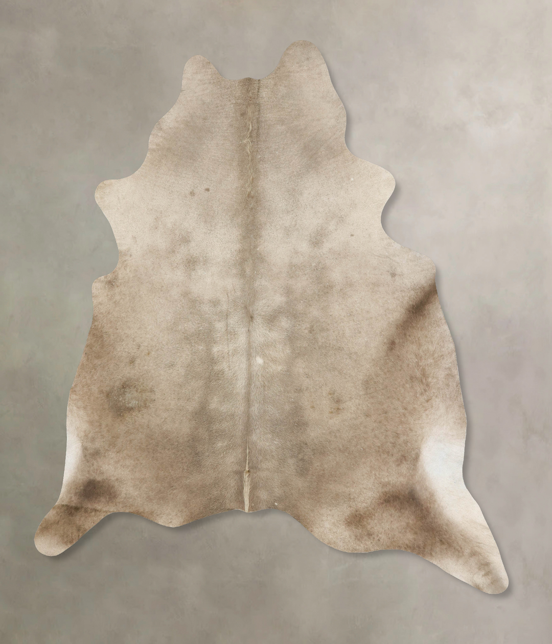 Taupe XX-Large Brazilian Cowhide Rug 8'6"H x 7'4"W #B16996 by Hudson H