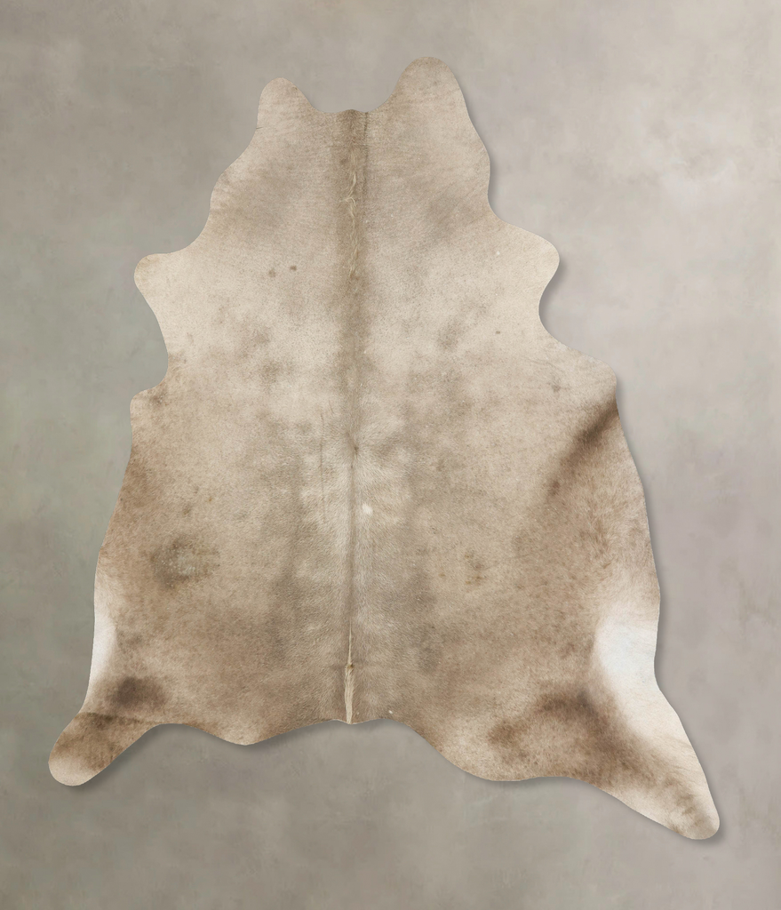 Taupe XX-Large Brazilian Cowhide Rug 8'6"H x 7'4"W #B16996 by Hudson Hides