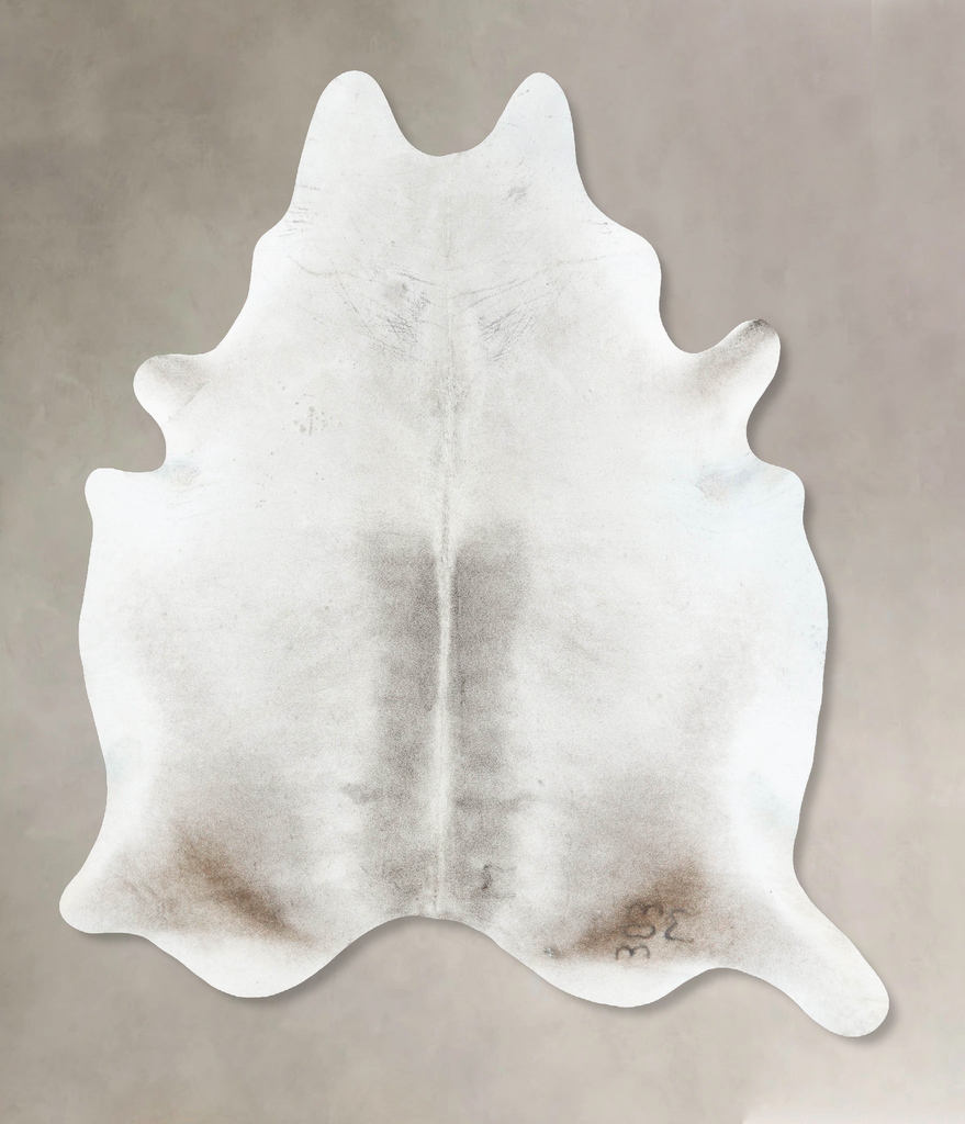 Medium Grey XX-Large Brazilian Cowhide Rug 8'8"H x 6'11"W #B17010 by Hudson Hides