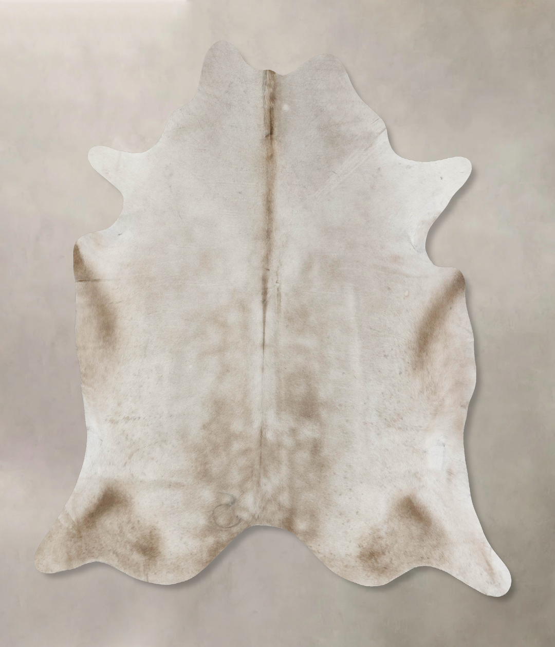 Taupe X-Large Brazilian Cowhide Rug 7'4"H x 6'9"W #B17018 by Hudson Hi