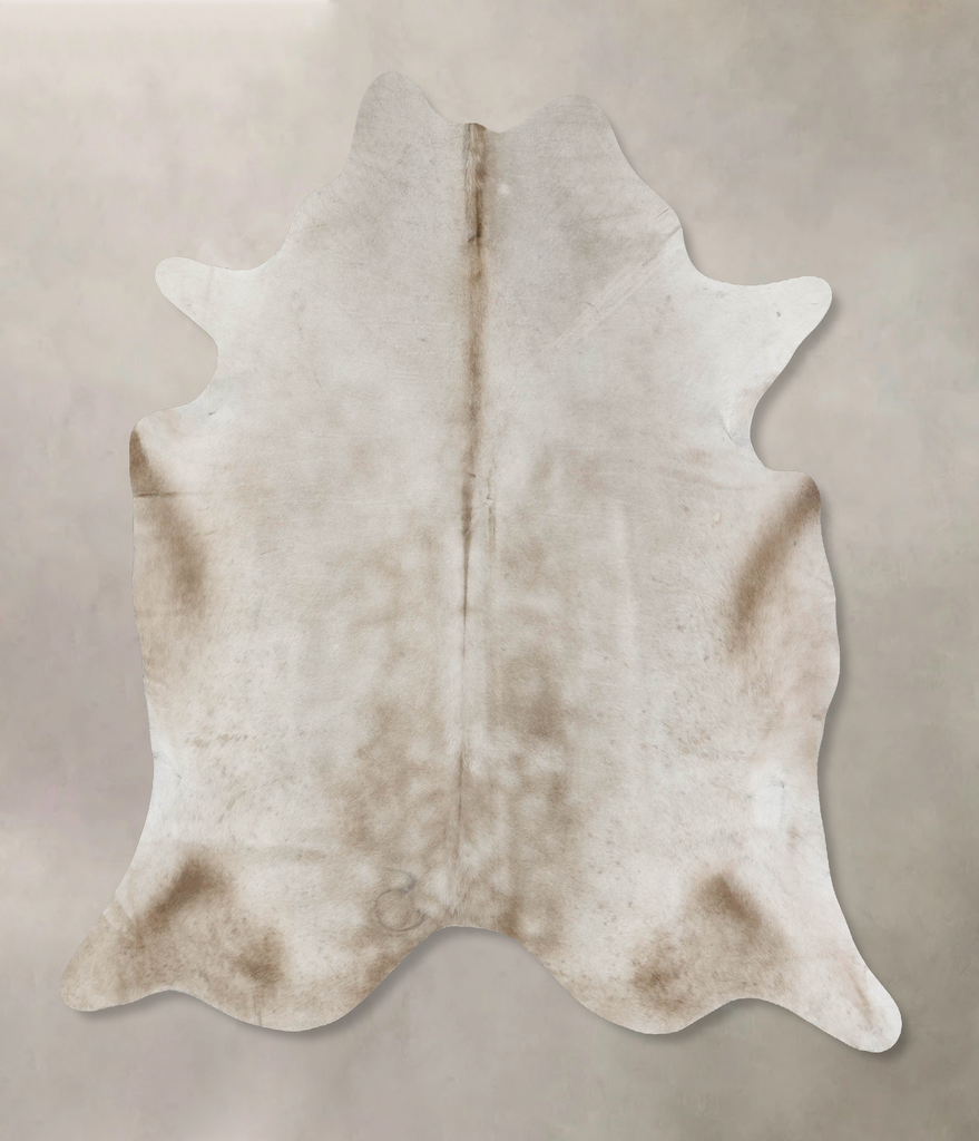 Taupe X-Large Brazilian Cowhide Rug 7'4"H x 6'9"W #B17018 by Hudson Hides