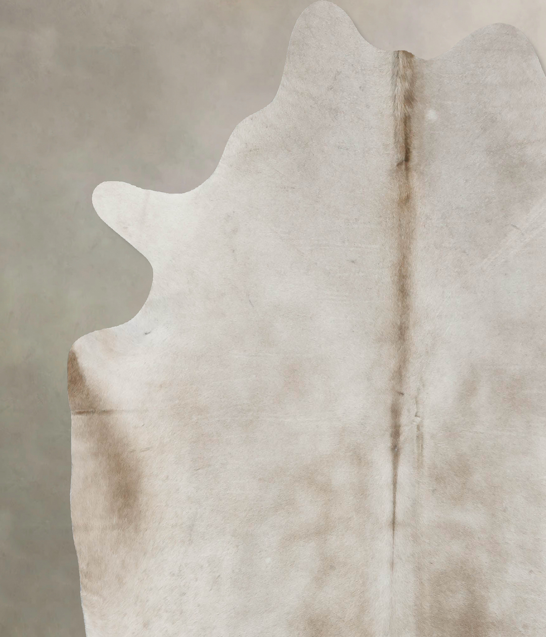 Taupe X-Large Brazilian Cowhide Rug 7'4"H x 6'9"W #B17018 by Hudson Hi