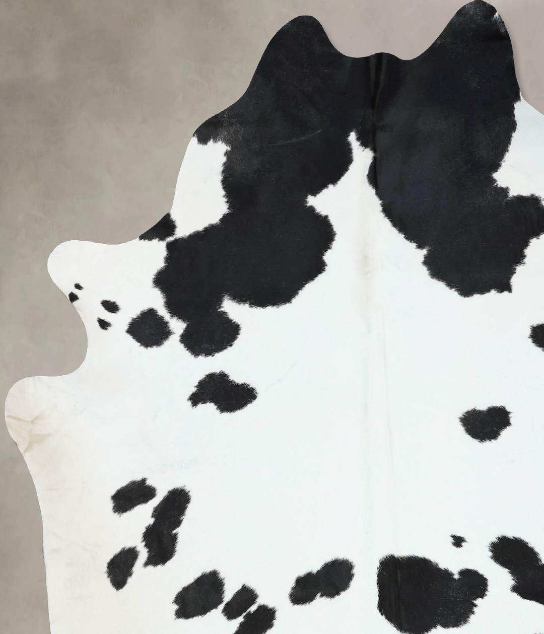 Black and White XX-Large Brazilian Cowhide Rug 8'4"H x 7'4"W #B17035 b